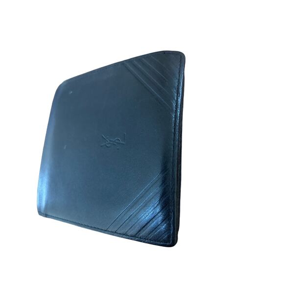 Yves Saint Laurent Black Calfskin Bi-Fold Wallet - Picture 3 of 16